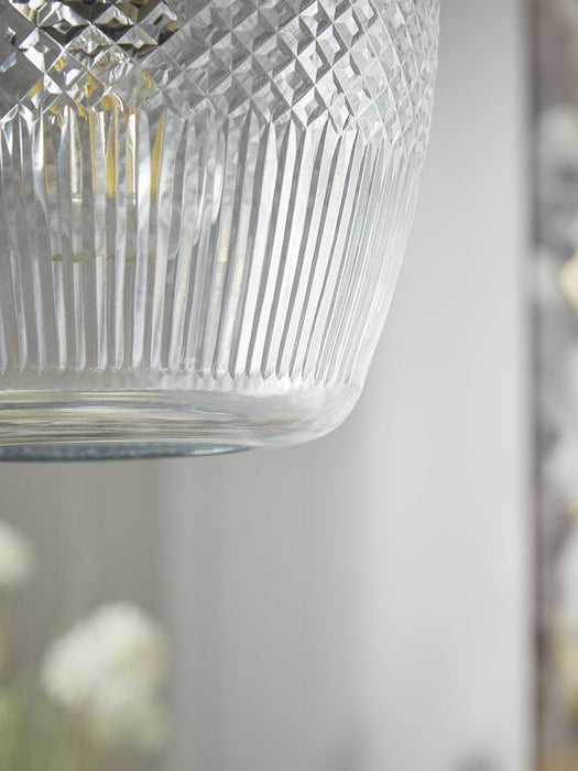 Diamond Glass Pendant - Squoval