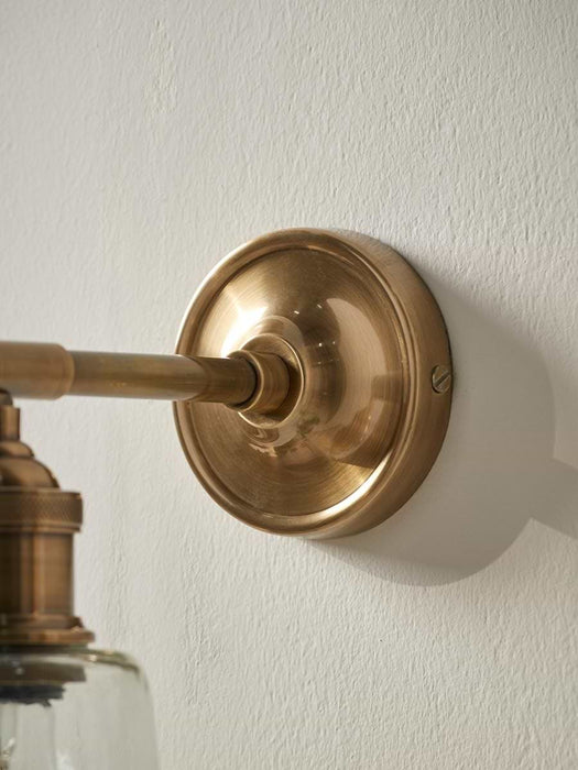 Hammered Glass Wall Light