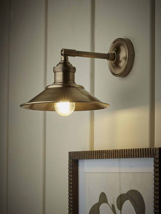 Antique Brass Wall Light