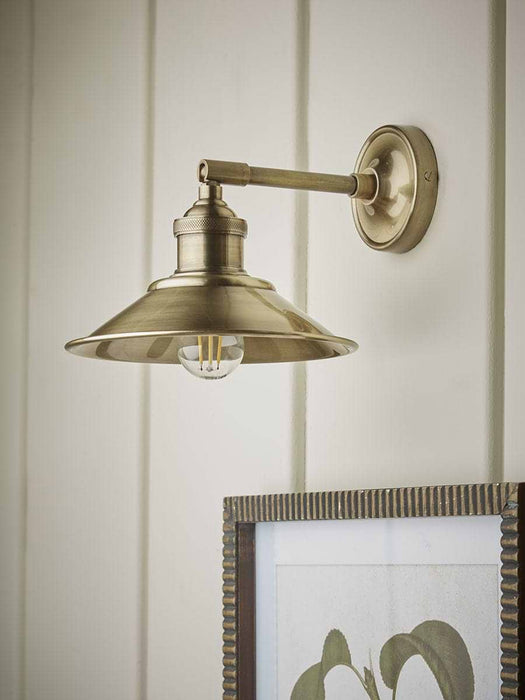 Antique Brass Wall Light