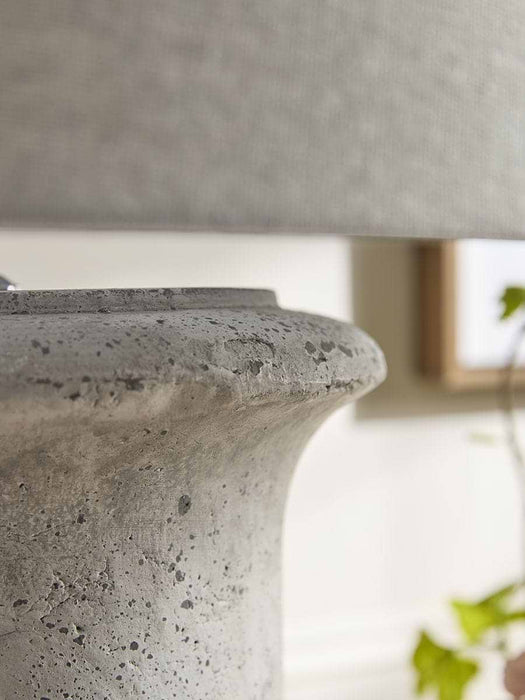 Stone Urn Table Lamp