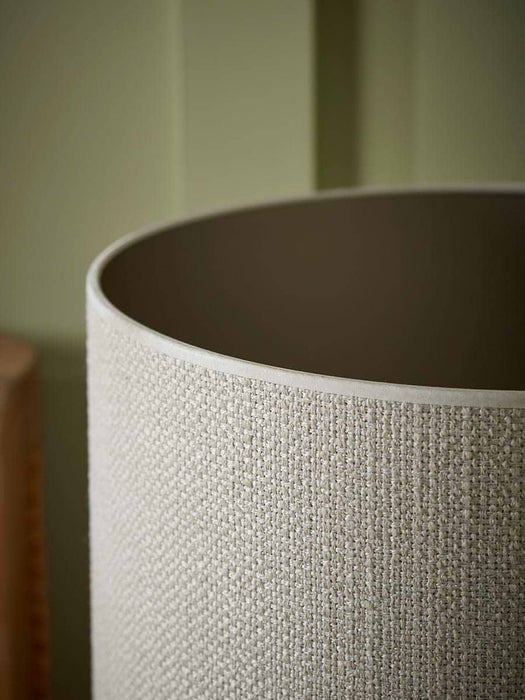 White Glazed Table Lamp - Large