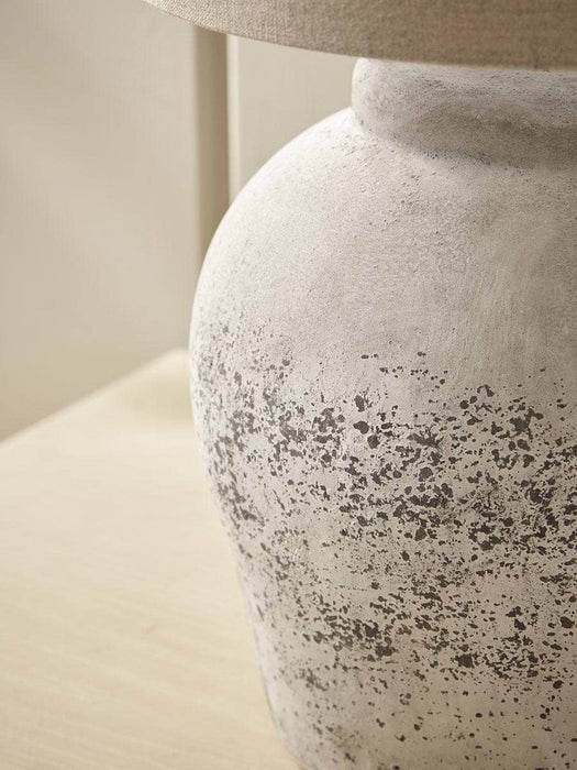 Aged Concrete Table Lamp