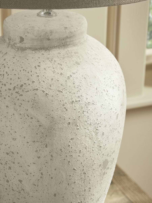 Concrete Effect Table Lamp