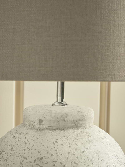 Concrete Effect Table Lamp