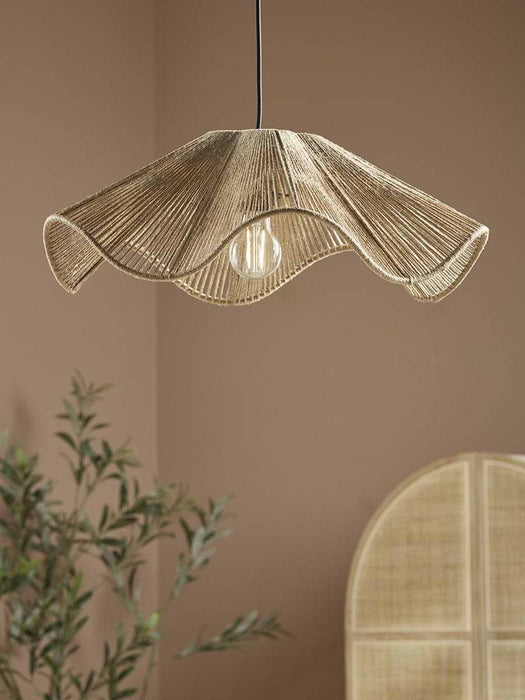 Wavy Woven Pendant