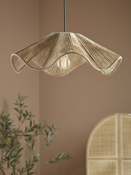 Wavy Woven Pendant