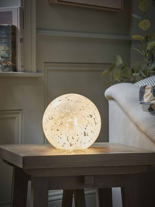 Confetti Globe Glass Lamp