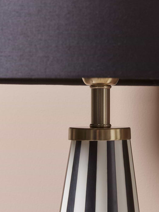 Black & White Tapered Table Lamp
