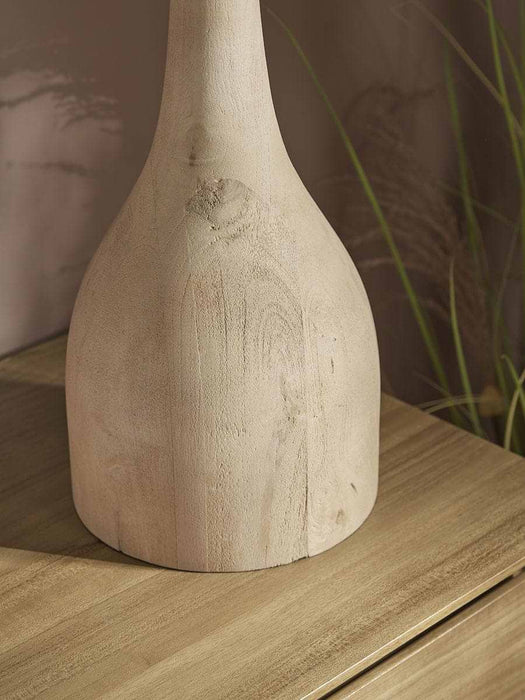 Mango Wood Table Lamp - Tall