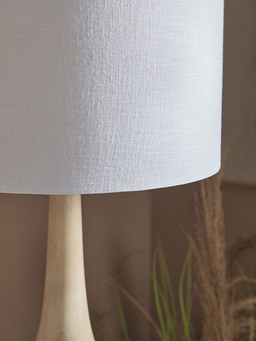 Mango Wood Table Lamp - Tall