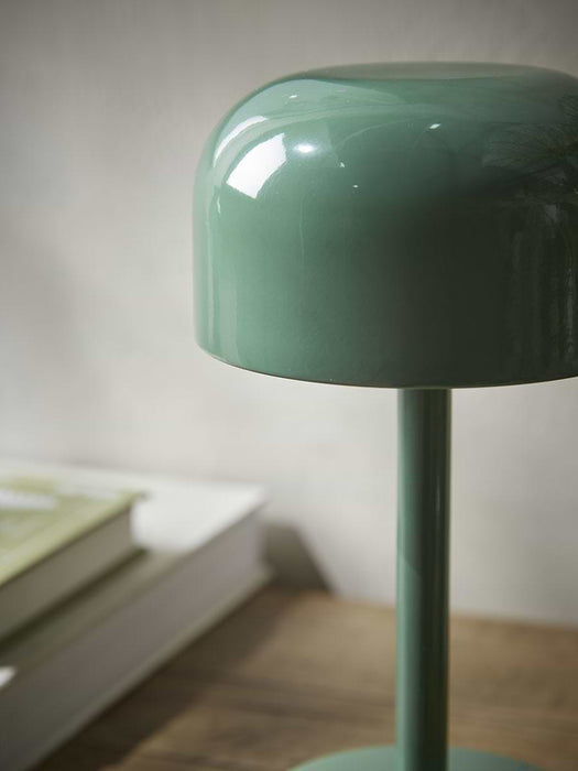 LED Dome Table Lamp - Forest Green