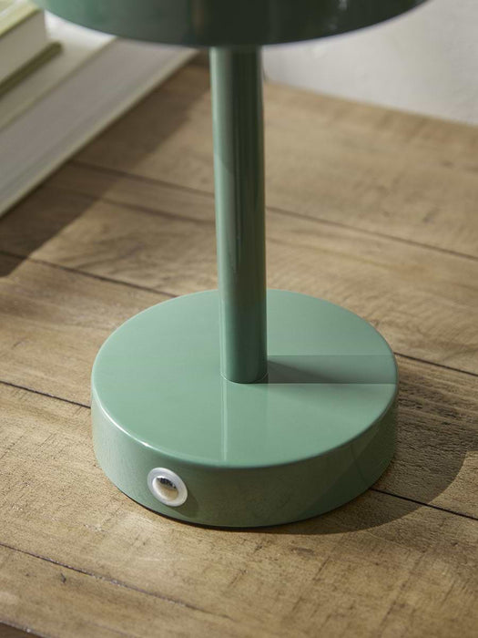LED Dome Table Lamp - Forest Green