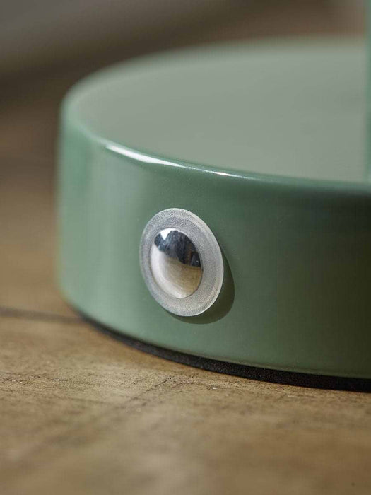 LED Dome Table Lamp - Forest Green