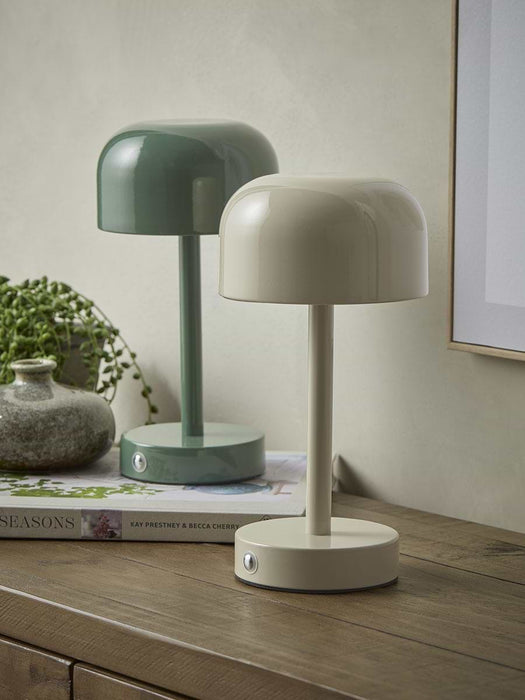 LED Dome Table Lamp - Forest Green