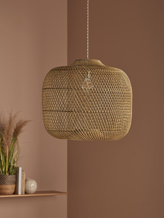 Squoval Rattan Shade
