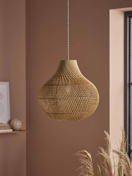 Teardrop Rattan Shade