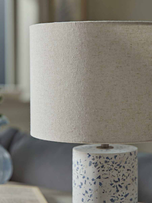 Blue Terrazzo Table Lamp