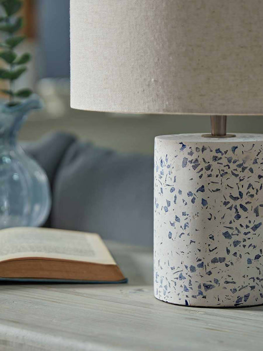 Blue Terrazzo Table Lamp