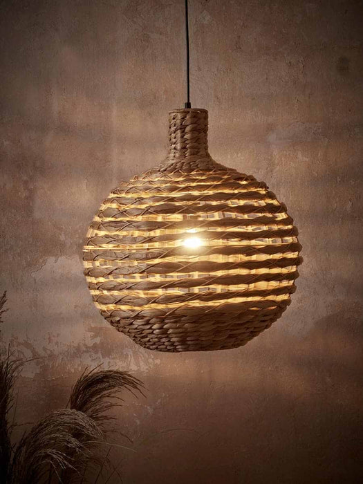 Round Seagrass Pendant