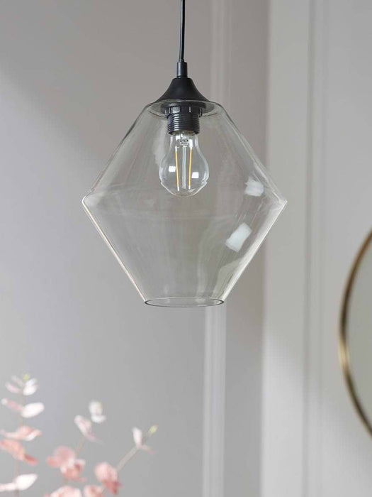 Glass Diamond Pendant