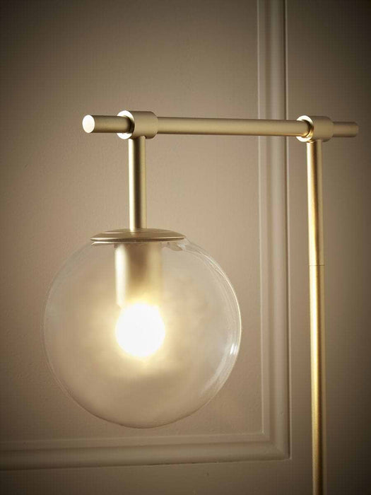 Globe Floor Lamp - Brass
