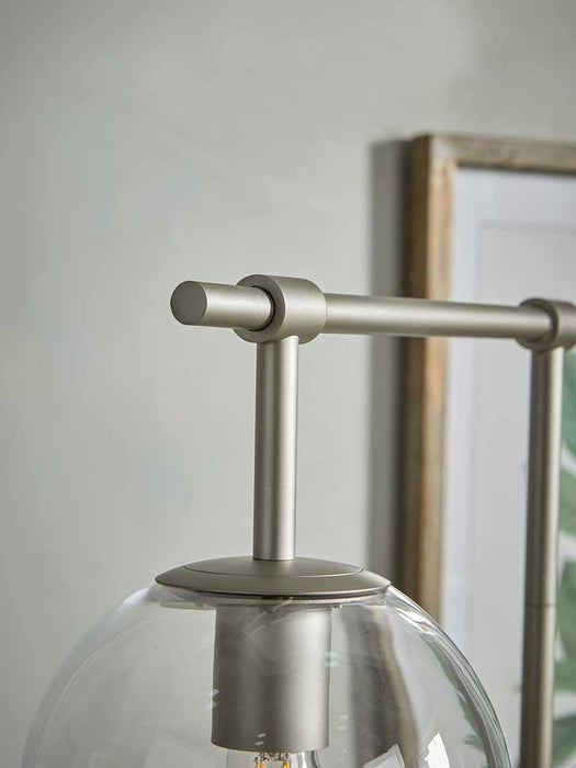 Globe Floor Lamp - Nickel
