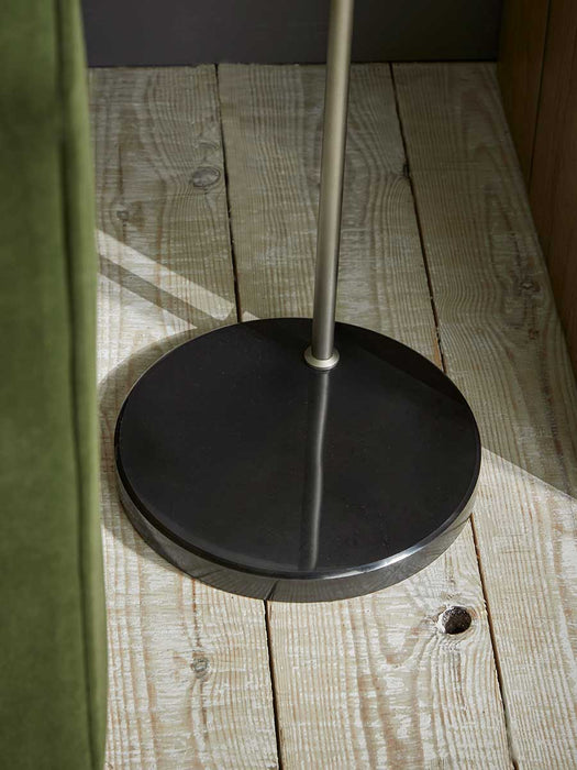 Globe Floor Lamp - Nickel