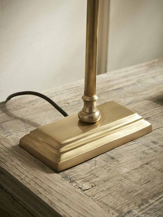 Antique Brass Desk Lamp