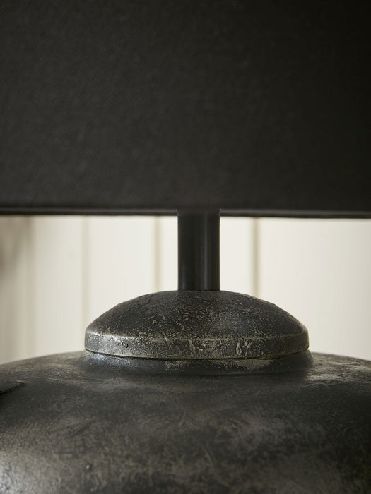 Handled Iron Table Lamp