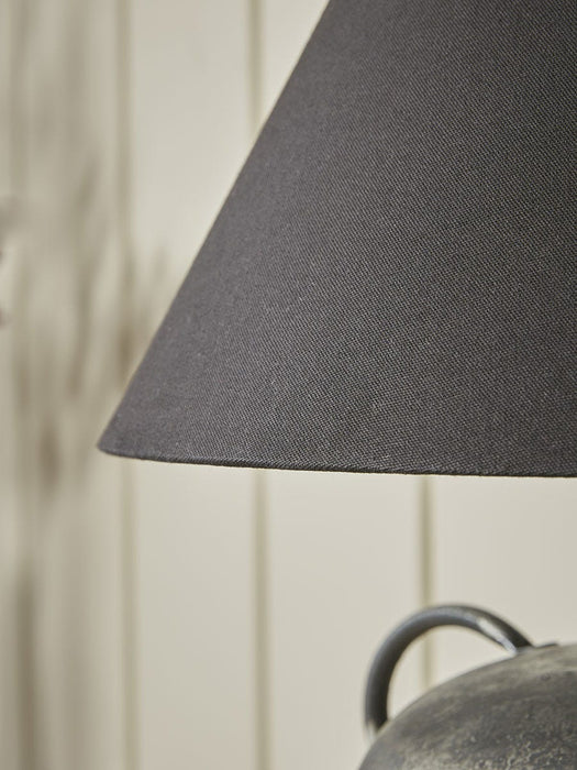 Handled Iron Table Lamp