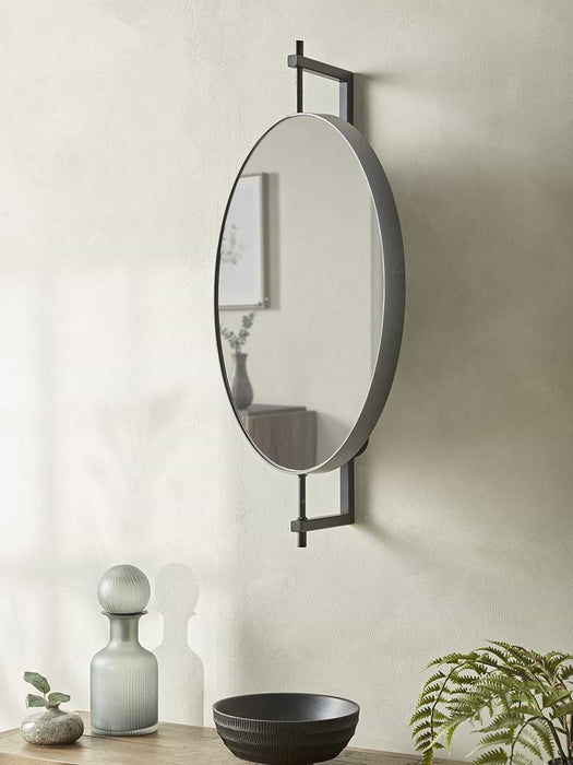 Round Industrial Mirror