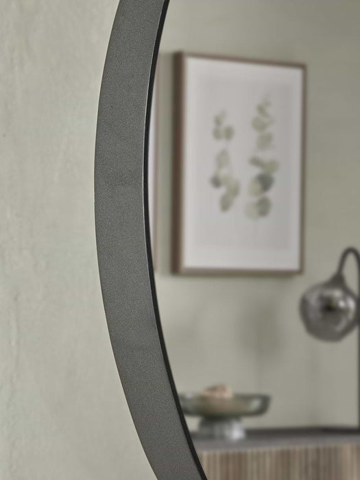 Round Industrial Mirror
