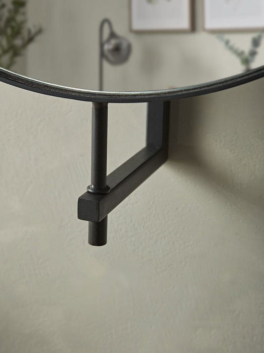 Round Industrial Mirror
