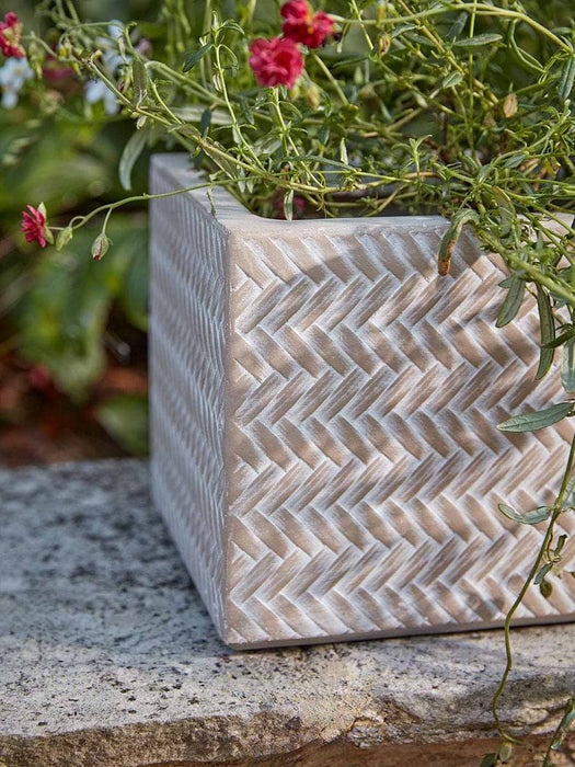 Two Chevron Trough Planters