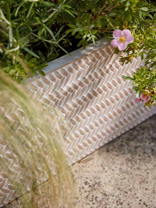 Two Chevron Trough Planters