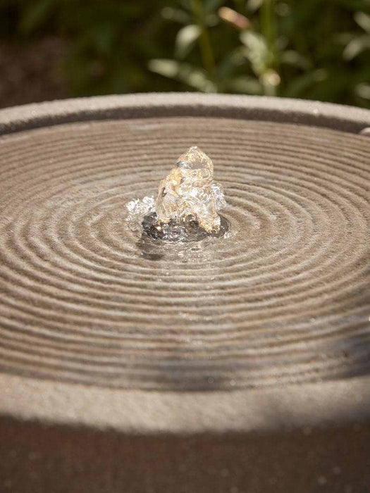 Textured Wavy Water Fountain - Mocha