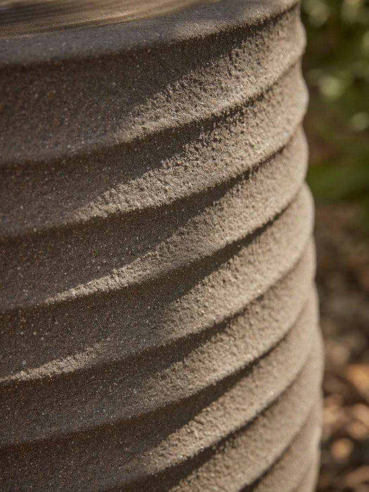 Textured Wavy Water Fountain - Mocha