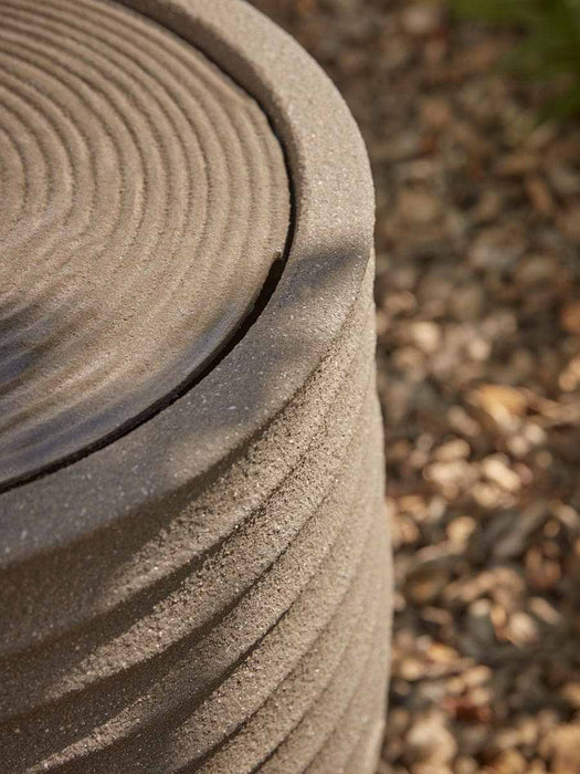 Textured Wavy Water Fountain - Mocha