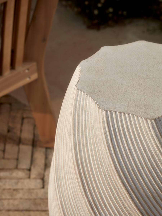 Cream Spiral Plinth