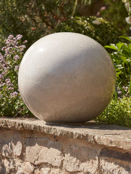 White Glazed Orb - Small