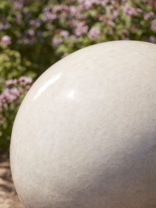 White Glazed Orb - Small