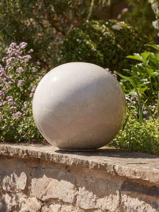 White Glazed Orb - Small