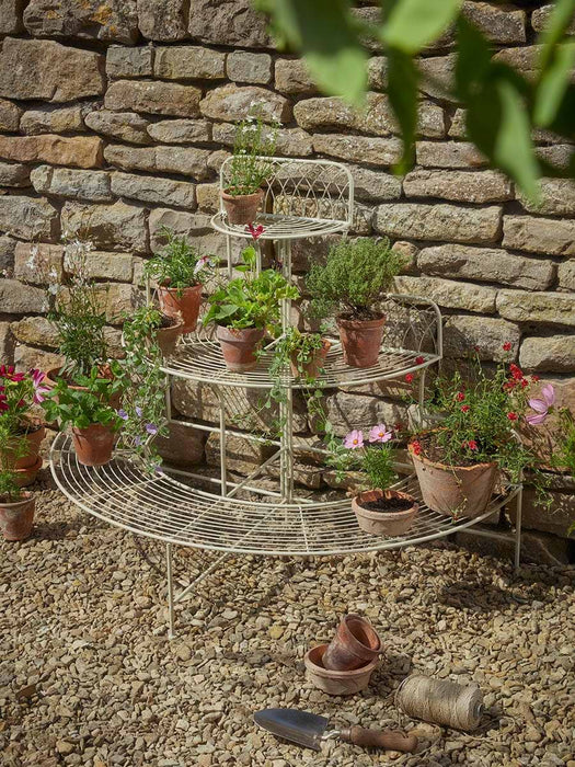 Ardenne Etagere Planter Stand - Cream
