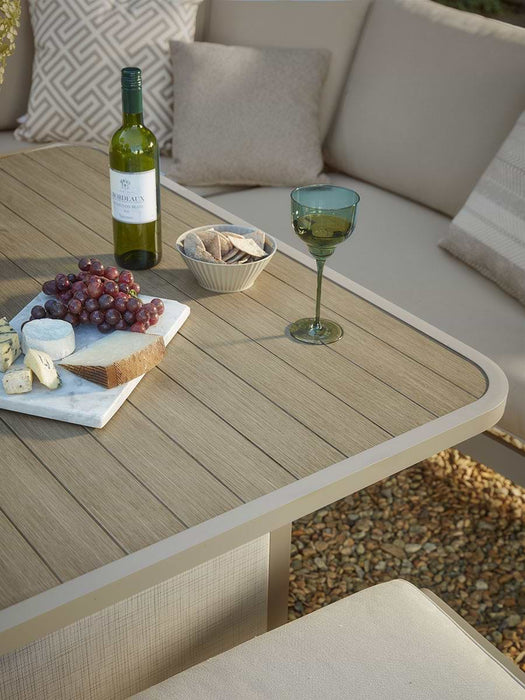 Marseille Corner Dining Set With Firepit