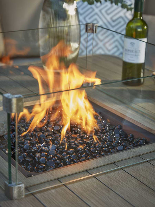 Marseille Corner Dining Set With Firepit