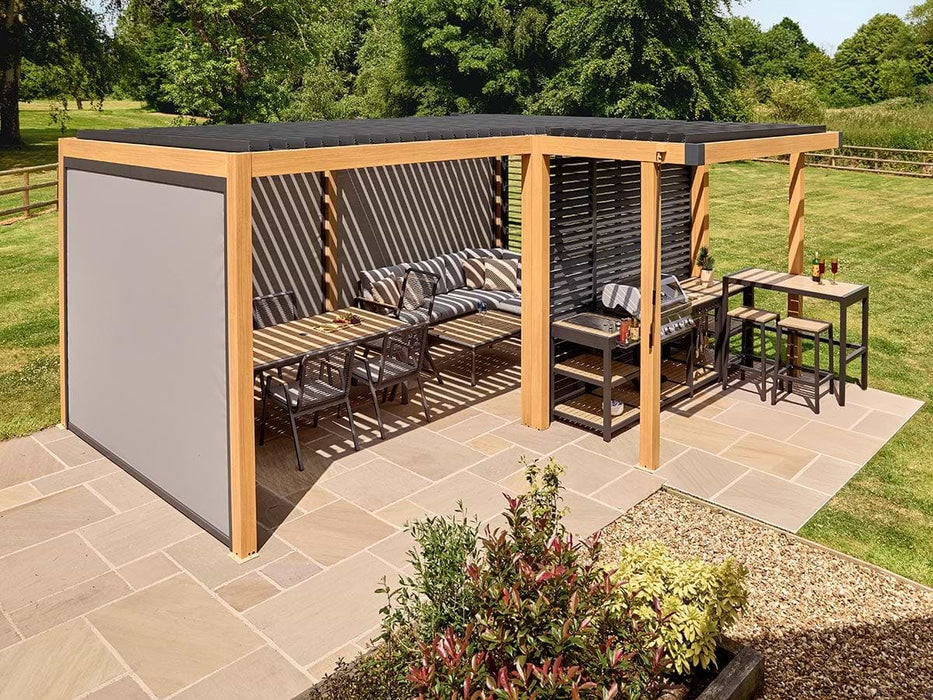 Hampton Four Metre Pull Down Side Wall