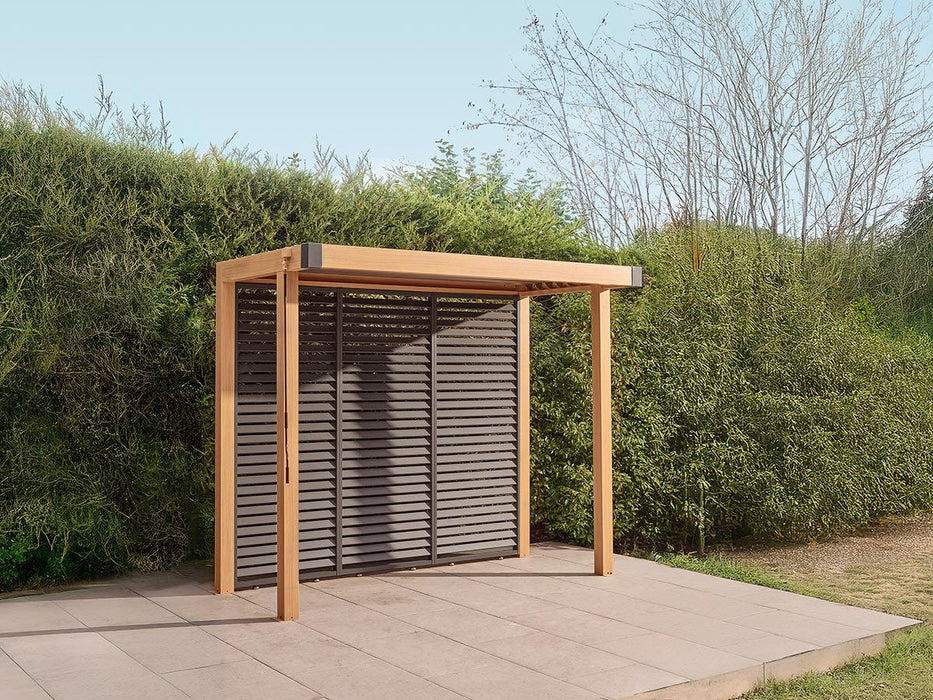 Hampton Three Metre Slatted Side Wall
