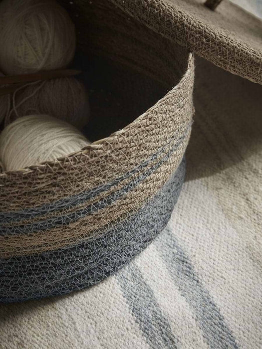 Three Striped Storage Baskets