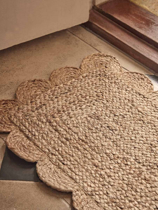 Scalloped Jute Doormat